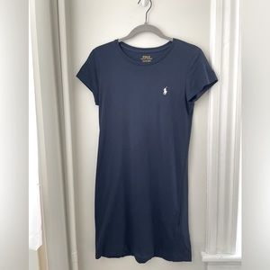 Polo Ralph Lauren T-Shirt Dress Navy Size Small